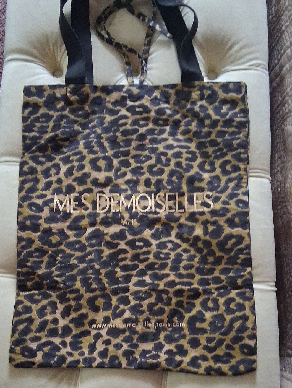 Mes Demoiselles Leopard-print Tote Bag
